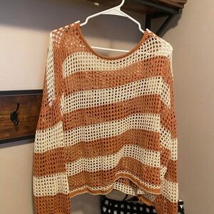 Striped Knit Sweater